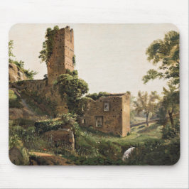 Landschaft mit Ruinen (Altes Ruiniertes Gebäude) Mousepad