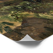 Landschaft mit Ruinen (Altes Ruiniertes Gebäude) Poster (Ecke)