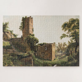 Landschaft mit Ruinen (Altes Ruiniertes Gebäude) Puzzle