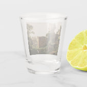 Landschaft mit Ruinen (Altes Ruiniertes Gebäude) Schnapsglas (Rückseite)