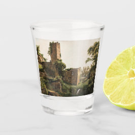 Landschaft mit Ruinen (Altes Ruiniertes Gebäude) Schnapsglas