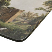 Landschaft mit Ruinen (Altes Ruiniertes Gebäude) Schneidebrett (Ecke)