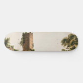 Landschaft mit Ruinen (Altes Ruiniertes Gebäude) Skateboard (Horizontal)