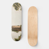 Landschaft mit Ruinen (Altes Ruiniertes Gebäude) Skateboard (Vorderseite)