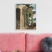 Landschaft mit Ruinen und einem Hirten Leinwanddruck (Insitu (Wohnzimmer))
