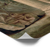 Landschaft mit Ruinen und einem Hirten Poster (Ecke)