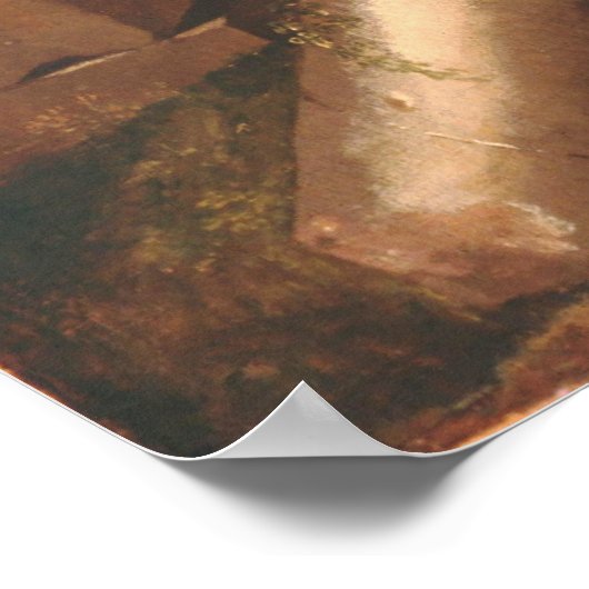 Landschaft mit Saint John auf Patmos Nicolas Pouss Poster (Ecke)