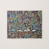 Landschaft mit Schaf-sehr schwierigem Puzzlespiel Puzzle (Horizontal)