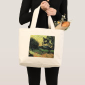 Landschaft mit Schloss Auvers Jumbo Stoffbeutel (Vorderseite (Produkt))