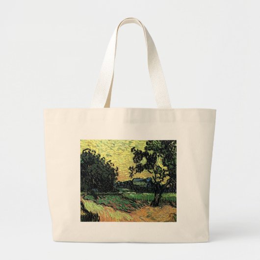 Landschaft mit Schloss Auvers Jumbo Stoffbeutel (Vorne)