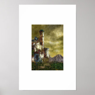 Landschaft mit Schloss III Poster