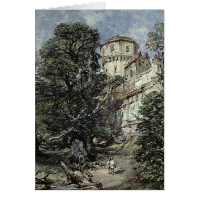 Landschaft, mit Schloss und Bäumen (Vorne)