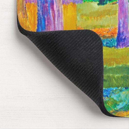 Landschaft mit Schweinefleisch und Pferd, Gauguin Mousepad (Ecke)
