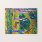 Landschaft mit Schweinefleisch und Pferd, Gauguin Puzzle (Horizontal)