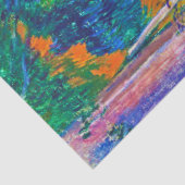 Landschaft mit Schweinefleisch und Pferd, Gauguin Seidenpapier (Ausschnitt)