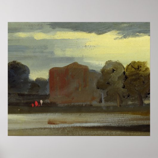 Landschaft mit See (Lake Scene) früher abschreiben Poster (Vorne)