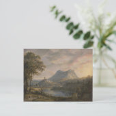 Landschaft mit See - Paul Sandby - c1808 Postkarte (Stehend Vorderseite)