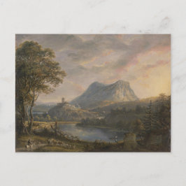 Landschaft mit See - Paul Sandby - c1808 Postkarte