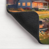 Landschaft mit See und Palmen-34219 Mousepad (Ecke)