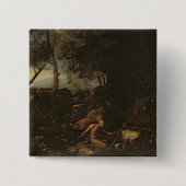 Landschaft mit St Jerome Button (Vorderseite)