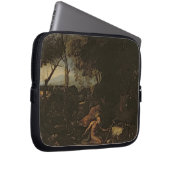 Landschaft mit St Jerome Laptopschutzhülle (Vorne Rechts)