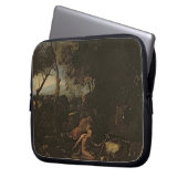 Landschaft mit St Jerome Laptopschutzhülle (Vorderseite Links)