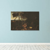 Landschaft mit St. Jerome Leinwanddruck (Insitu (Holzboden))