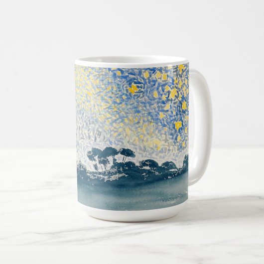 Landschaft mit Sternen (1905-1908) Kaffeetasse (VorderseiteRechts)