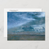 Landschaft mit Sturmwolken von Albert Bierstadt Postkarte (Vorne/Hinten)