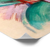 Landschaft mit Tieren von Franz Marc Poster (Ecke)
