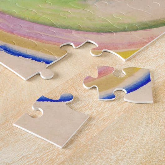 Landschaft mit Tieren von Franz Marc Puzzle (Seite)