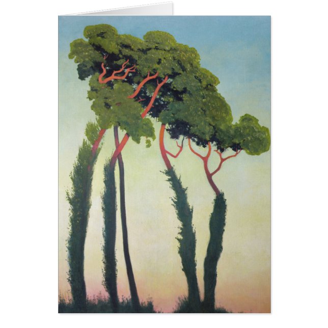 Landschaft mit Trees, 1911 (Vorne)