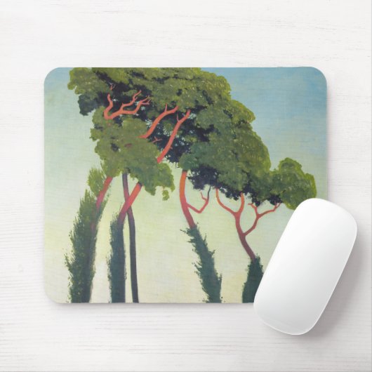 Landschaft mit Trees, 1911 Mousepad (Mit Mouse)