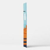 Landschaft mit verlassenem Tal, Bergen, dunklem w Case-Mate iPhone Hülle (Rückseite / Rechts)