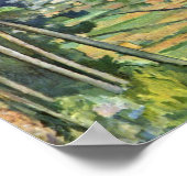 Landschaft mit Viadukt (Mont Sainte-Victoire) Poster (Ecke)