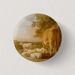 Landschaft mit Vieh Aelbert Cuyp Button