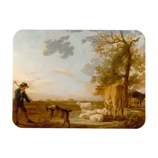 Landschaft mit Vieh Aelbert Cuyp Magnet (Horizontal)