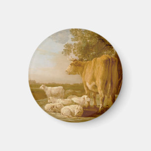 Landschaft mit Vieh Aelbert Cuyp Magnet