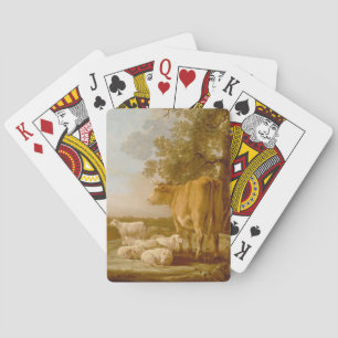 Landschaft mit Vieh Aelbert Cuyp Spielkarten