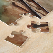 Landschaft mit viktorianischer Eisenbahn Puzzle (Seite)