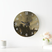 Landschaft mit Windmühle - Salomon Rombouts Große Wanduhr (Zuhause)