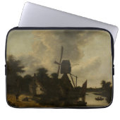 Landschaft mit Windmühle - Salomon Rombouts Laptopschutzhülle (Vorderseite)