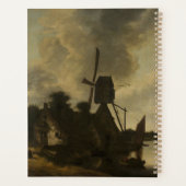 Landschaft mit Windmühle - Salomon Rombouts Planer (Rückseite)