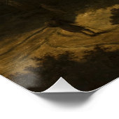 Landschaft mit Windmühle - Salomon Rombouts Poster (Ecke)