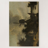 Landschaft mit Windmühle - Salomon Rombouts Puzzle (Vertikal)