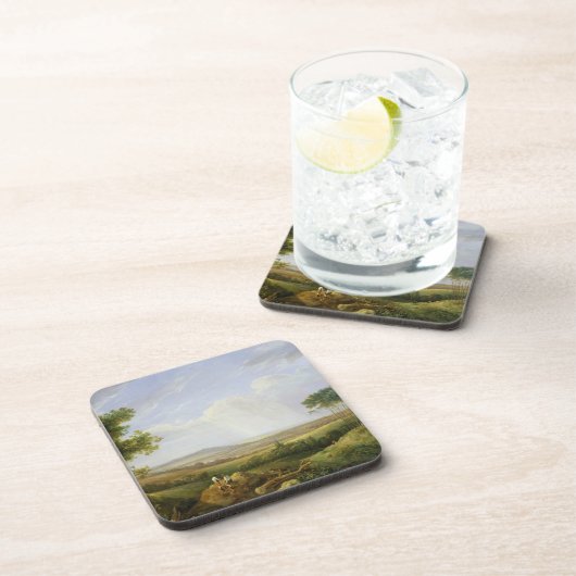 Landschaft mit Zahlen (Öl auf Platte) Untersetzer (Rechte Seite)