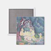 Landschaft mit Ziegen, 1895 Magnet (Vorderseite/Rückseite)