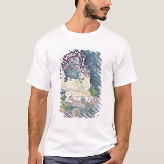 Landschaft mit Ziegen, 1895 T-Shirt (Vorderseite)
