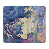 Landschaft mit Ziegen (von Henri-Edmond Cross) Schneidebrett (Vorderseite)