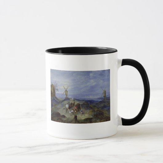 Landschaft mit zwei Windmühlen, 1612 Tasse (Rechts)